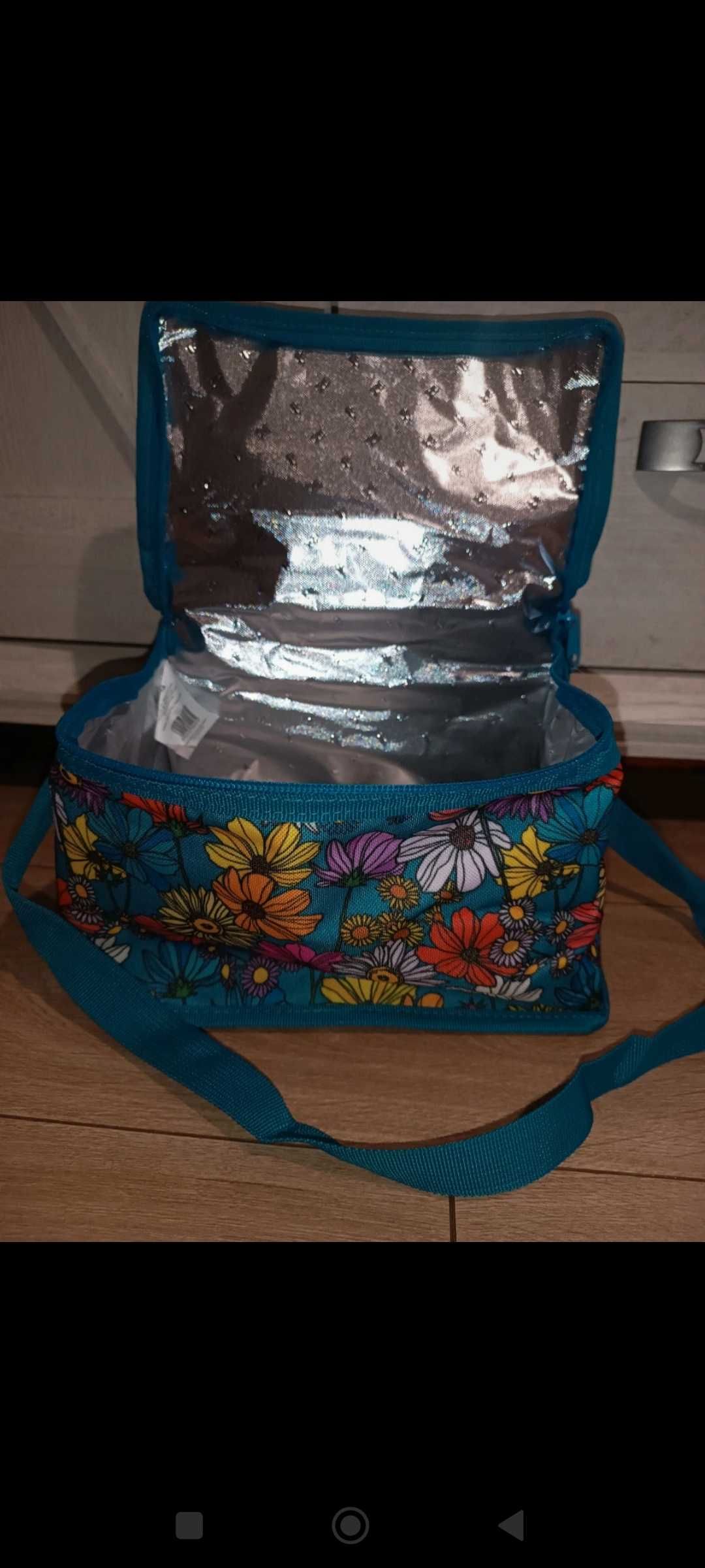 Torba termiczna Floral Aura lato piknik nowa