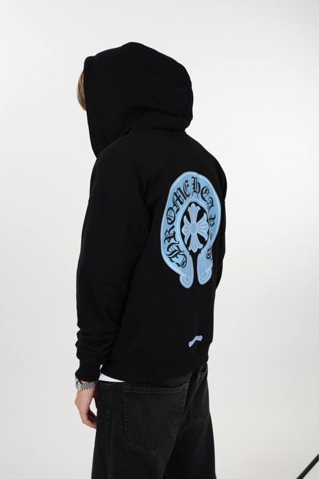 кофта chrome hearts blue