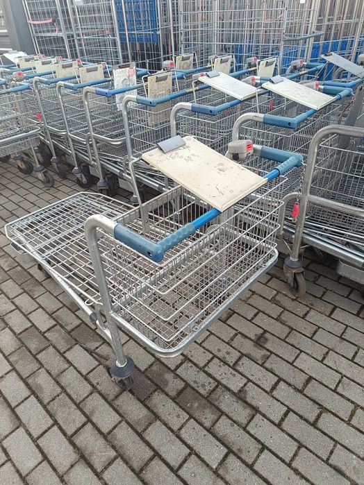 Wózki platformowe , magazynowe, sklepowe