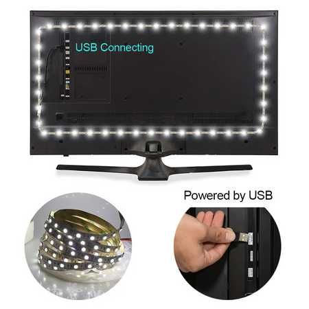 Fita LED USB com Botão On/Off