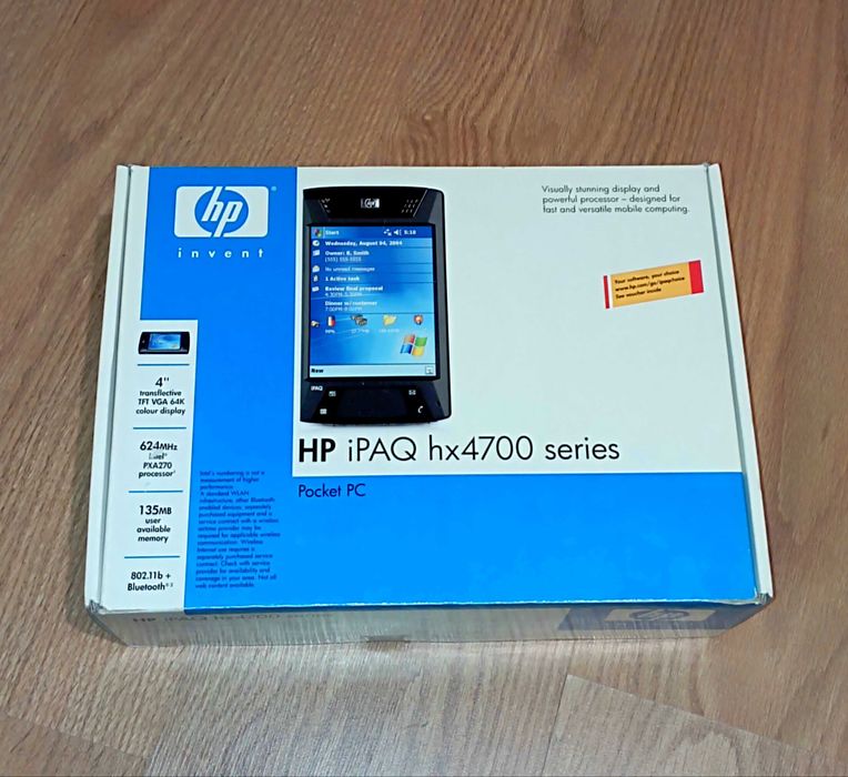 Новый в коробке мобильный коммуникатор КПК HP IPAQ 4700