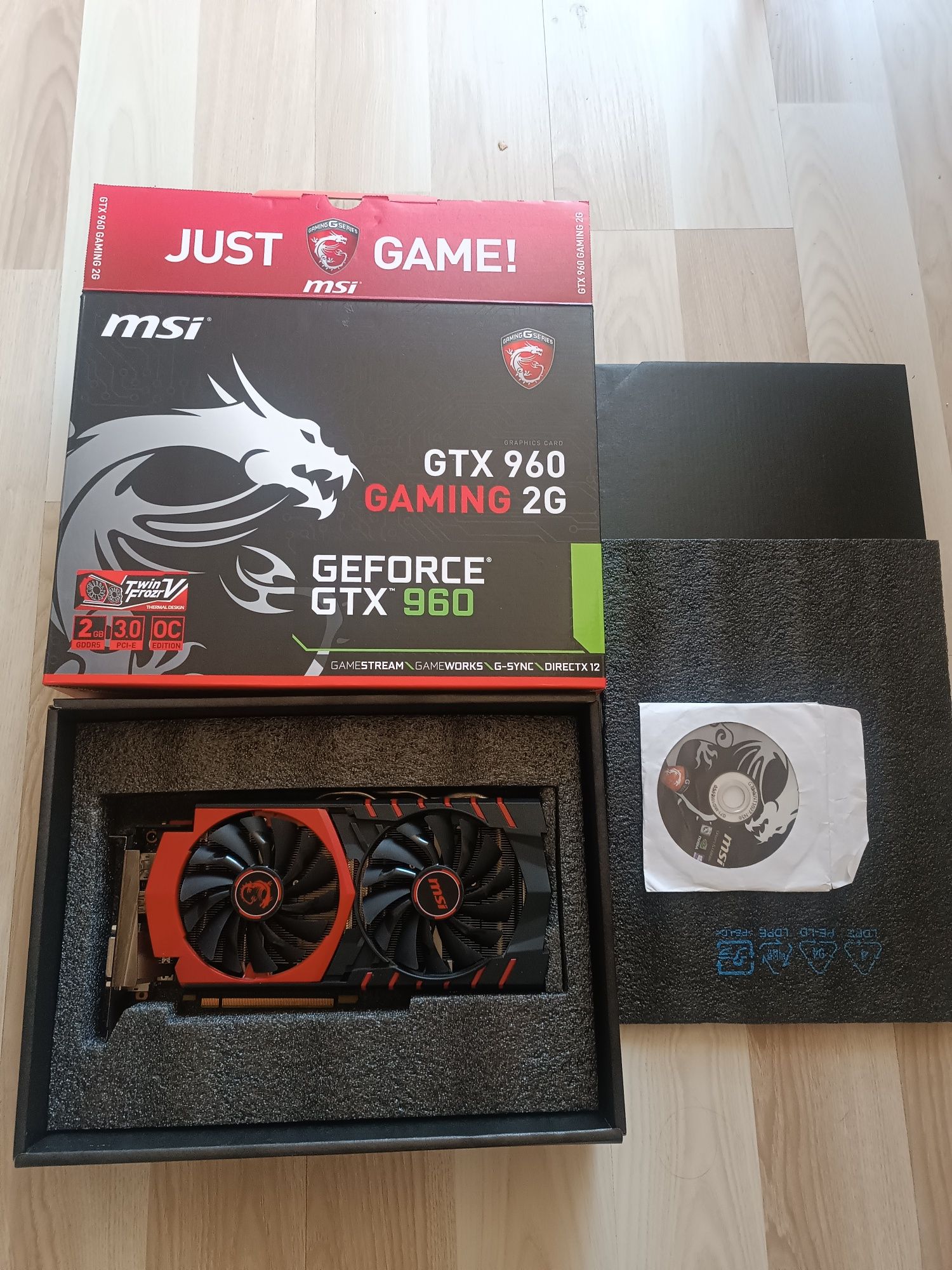 Karta graficzna GEFORCE GTX 960 GAMING 2G