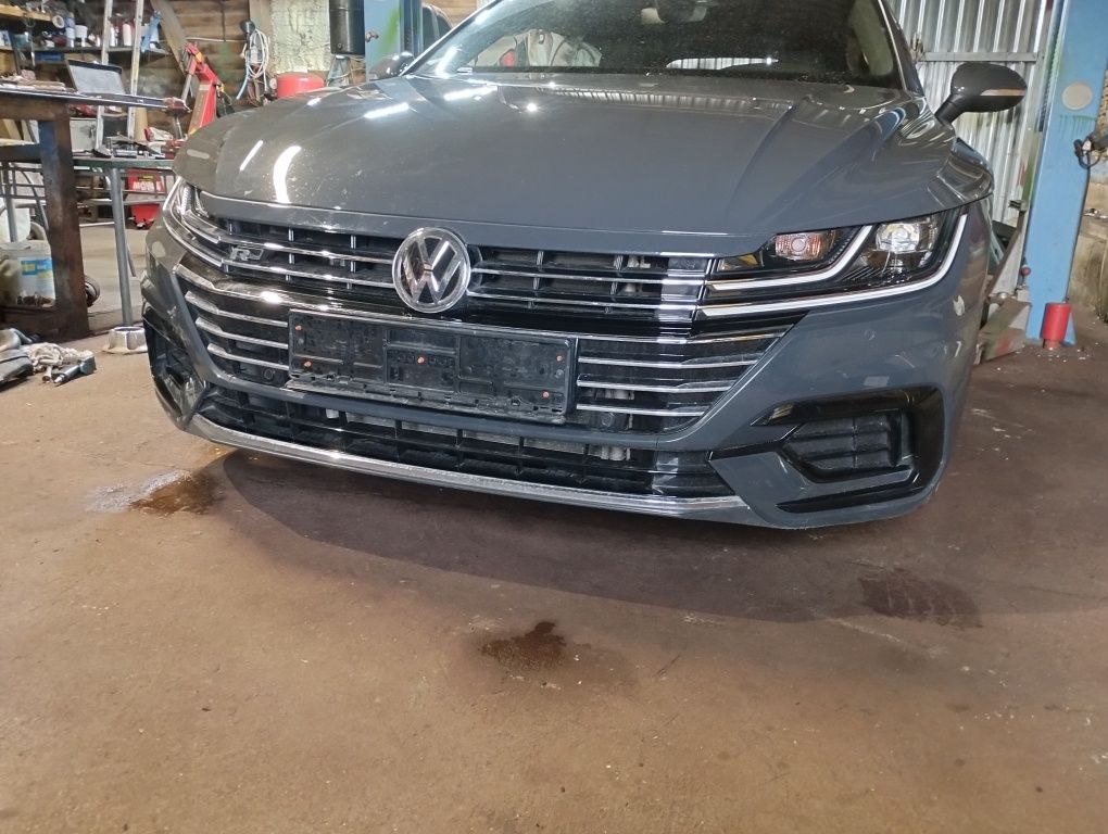 Przód kompletny VW Arteon R-Line kolor LI7F maska błotniki pas zderzak