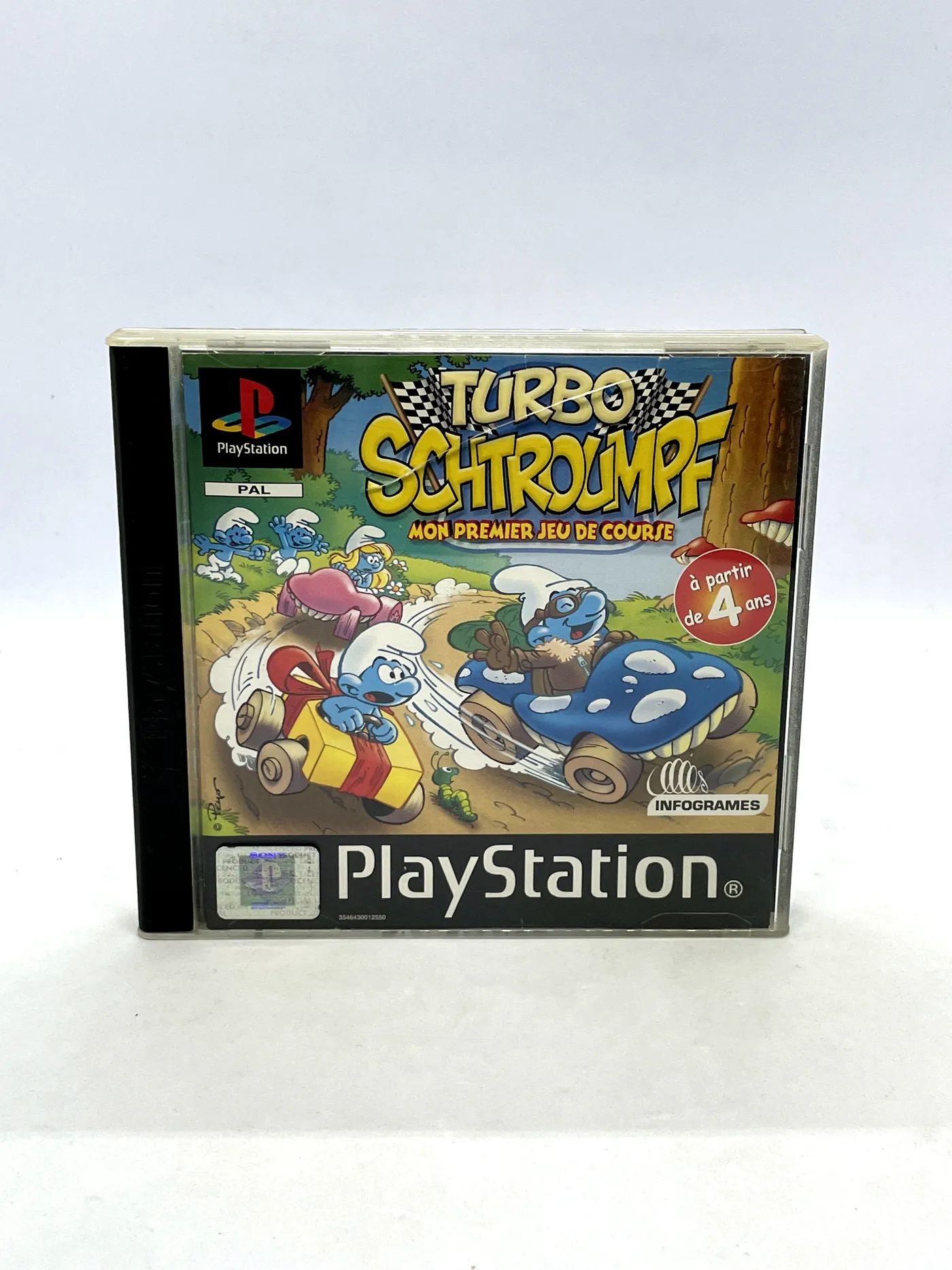 3, 2, 1, Smurf PS1 PSX Po Angielsku