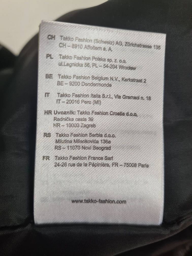 Płaszczyk w kratę Takko Fashion r.38