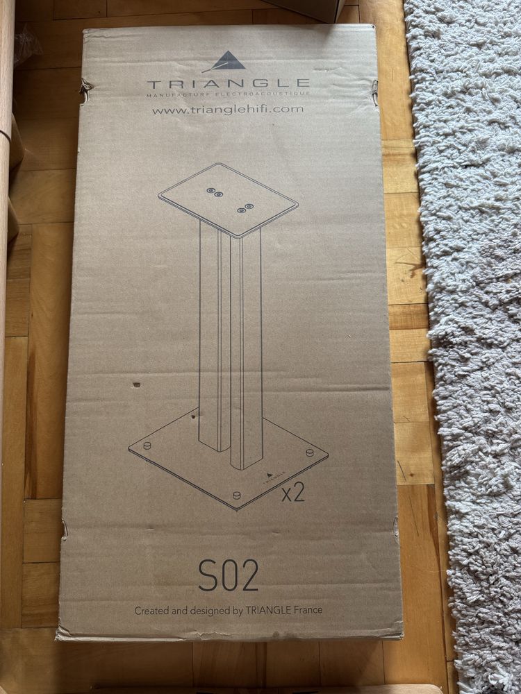 Podstawki stendy pod kolumny głośnikowe (para)  Triangle S02 - Czarne