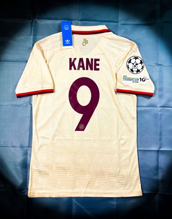 (M) Harry Kane Bayern Munich Nowa Wyjazdowa Jersey Liga Mistrzów 25/26