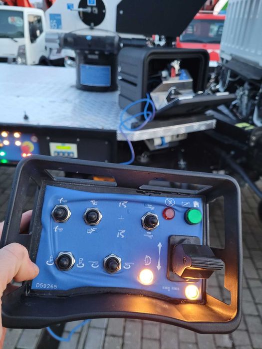 Renault podnośnik koszowy zwyżka 20 m z jib cte multitel mj gsr socage