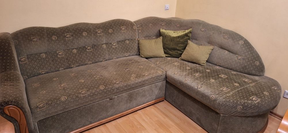 Sofa rogowa z funkcją spania 235x180