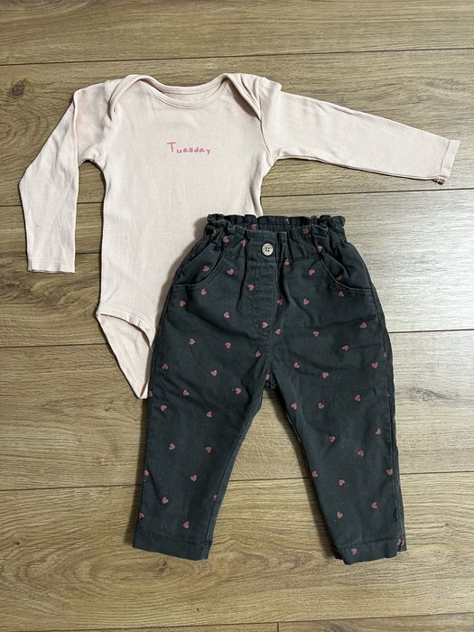 Теплі дитячі штани+боді в подарунок