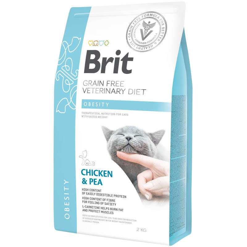 Ветеринарні Дієти Brit Care GF Veterinary Diets 2 кг для котів. 3 Види