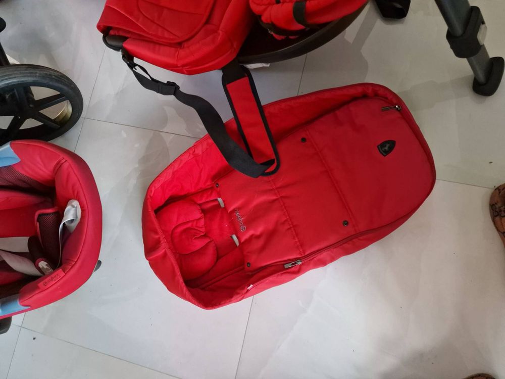 Cybex ferrari wózek, cybex ferrari spacerówka, cybex ferrari nosidełko