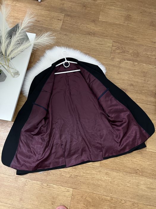 Оверсайз чорний жакет піджак пиджак блайзер батал 50 розмір матовий