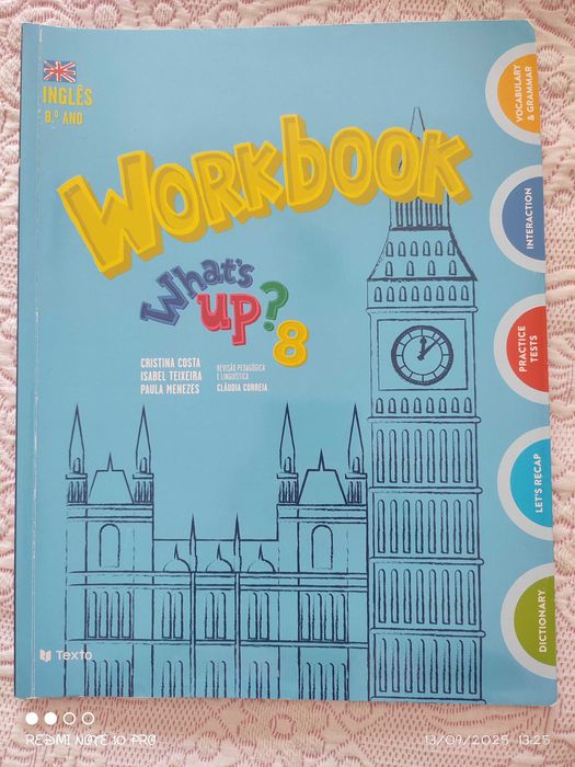 Cadernos de atividades do 7 e 8 ano