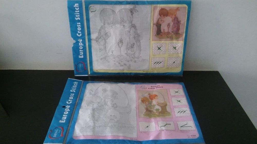 2 набори для вишивання одним лотом