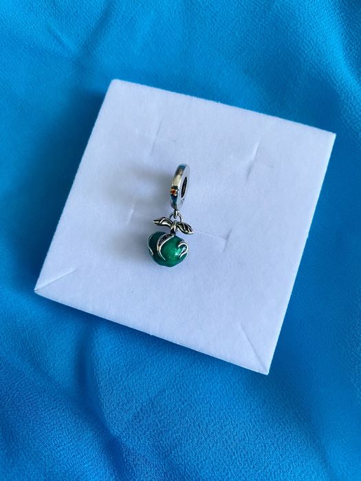 nowa fluorescencyjna zawieszka charms beads magiczne jabłko srebro 925