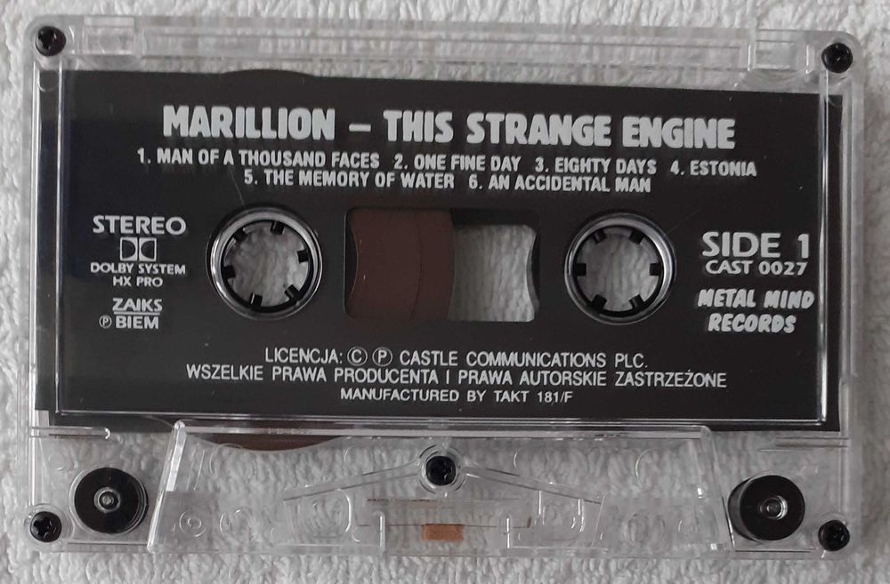 Marillion – This Strange Engine (Cassette, Album, HX Pro)