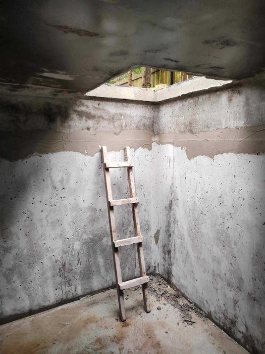 Piwnica betonowa ziemianka z płaskim stropem