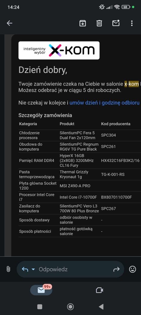 Komputer gamingowy jak nowy