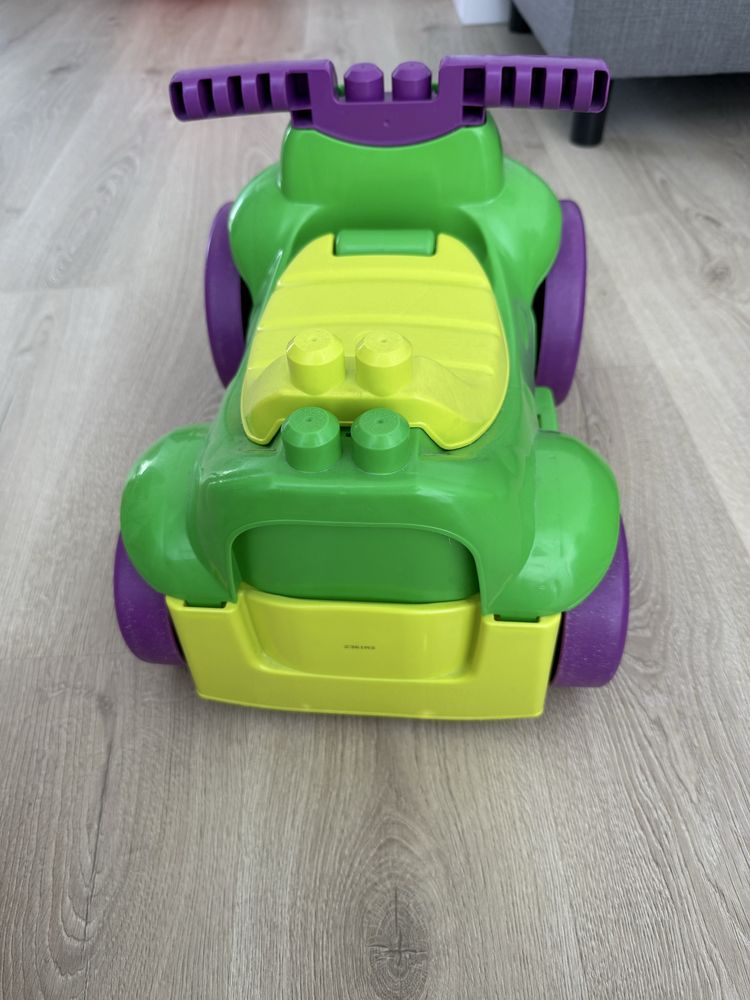 Fisher Price Mega Blocks jezdzik krokodyl + zestaw dodatkowych klocków