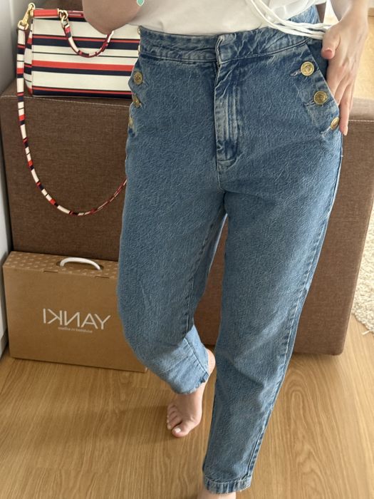 Джинси zara, прямого крою.