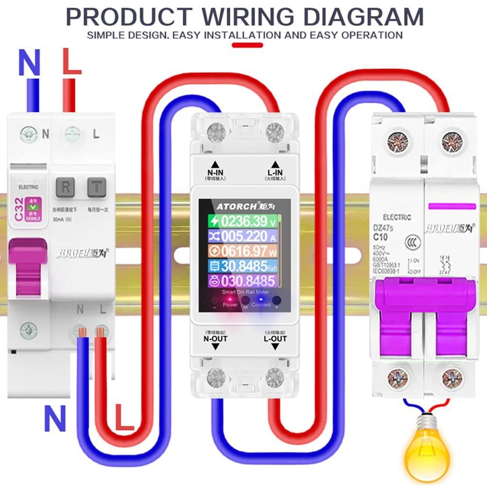 Smart Switch Tuya * AT2PW * 100A