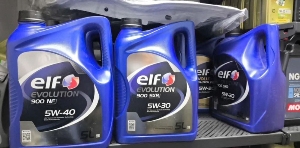 OLEJ ELF 5W30 5W40 10W40 1L 4L 5L + FILTR