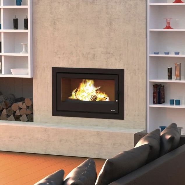 Recuperador de calor a lenha ventilado 16kw+kit instalação+garantia