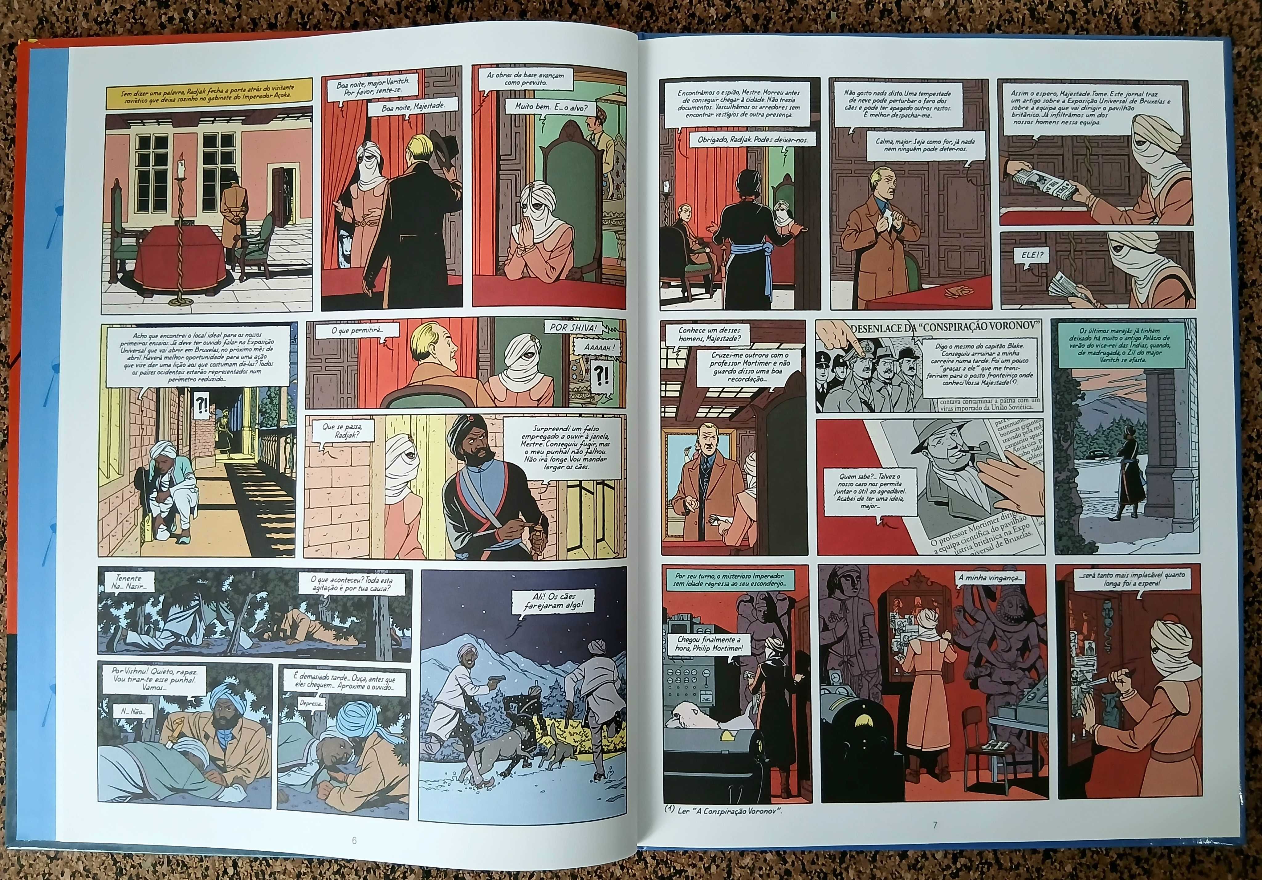 2 BDs - Os Sarcófagos do 6º Continente
(Blake e Mortimer N.º 16 e 17)