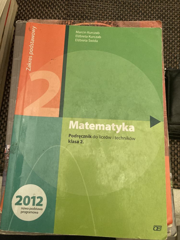 Matematyka podrecznik do liceów i techników klasa 2.