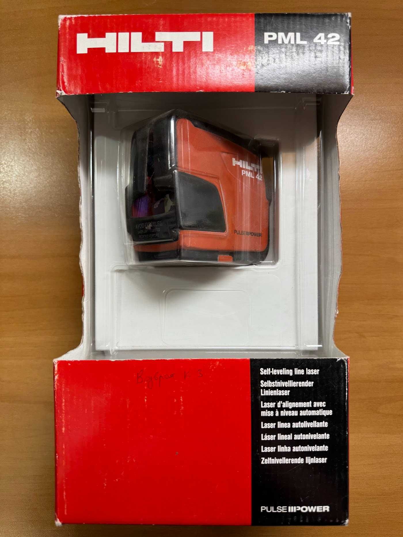Лінійний лазер HILTI PML 42