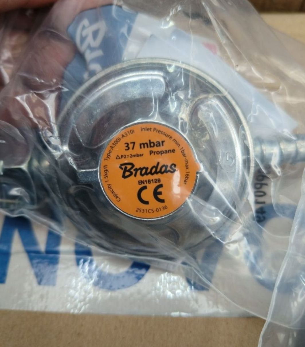 Оригінальний редуктор Bradas
Редуктор пропановий побутовий для балонів