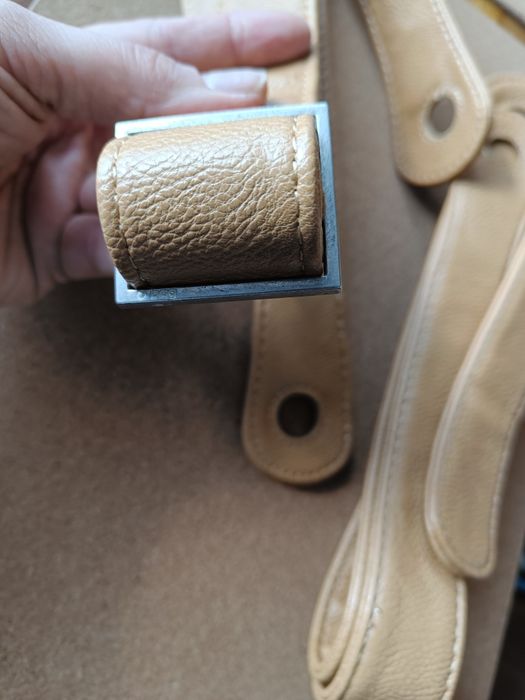 Nowe paski do torebki obag pasek beżowy szeroki długi