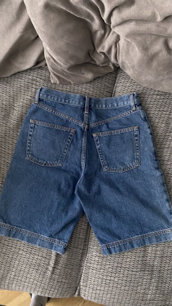 Шорти джинсові topshop з накладладними кишенями