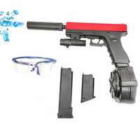 Іграшковий гідрогелевий пістолет Глок на орбізах, бластер, 10000 куль