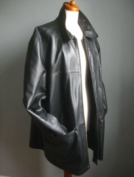 Vintage Kurtka Skórzana Marks&Spencer Oversize!