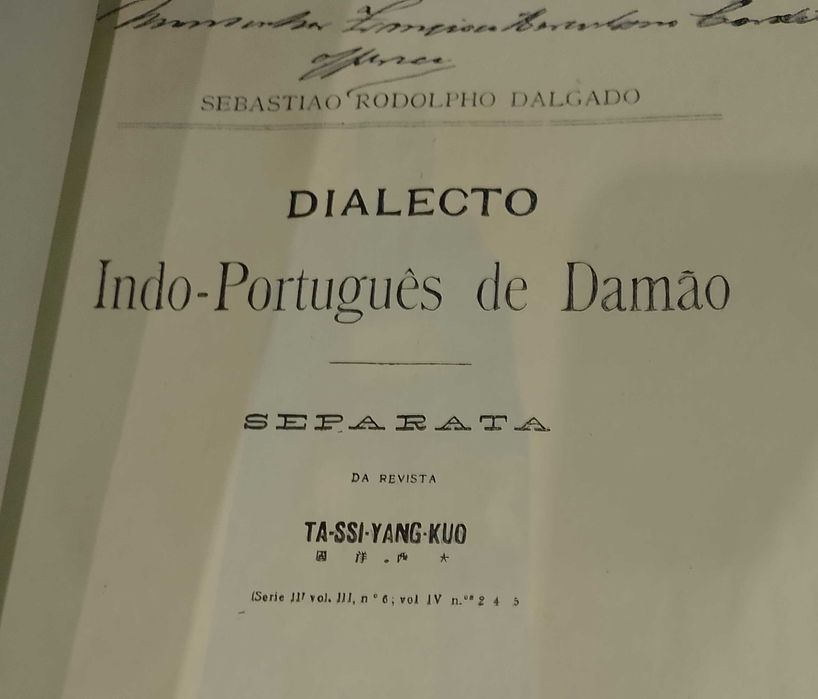 Dialecto Indo-Português de Damão 1922 Sebastião Rodolpho Dalgado