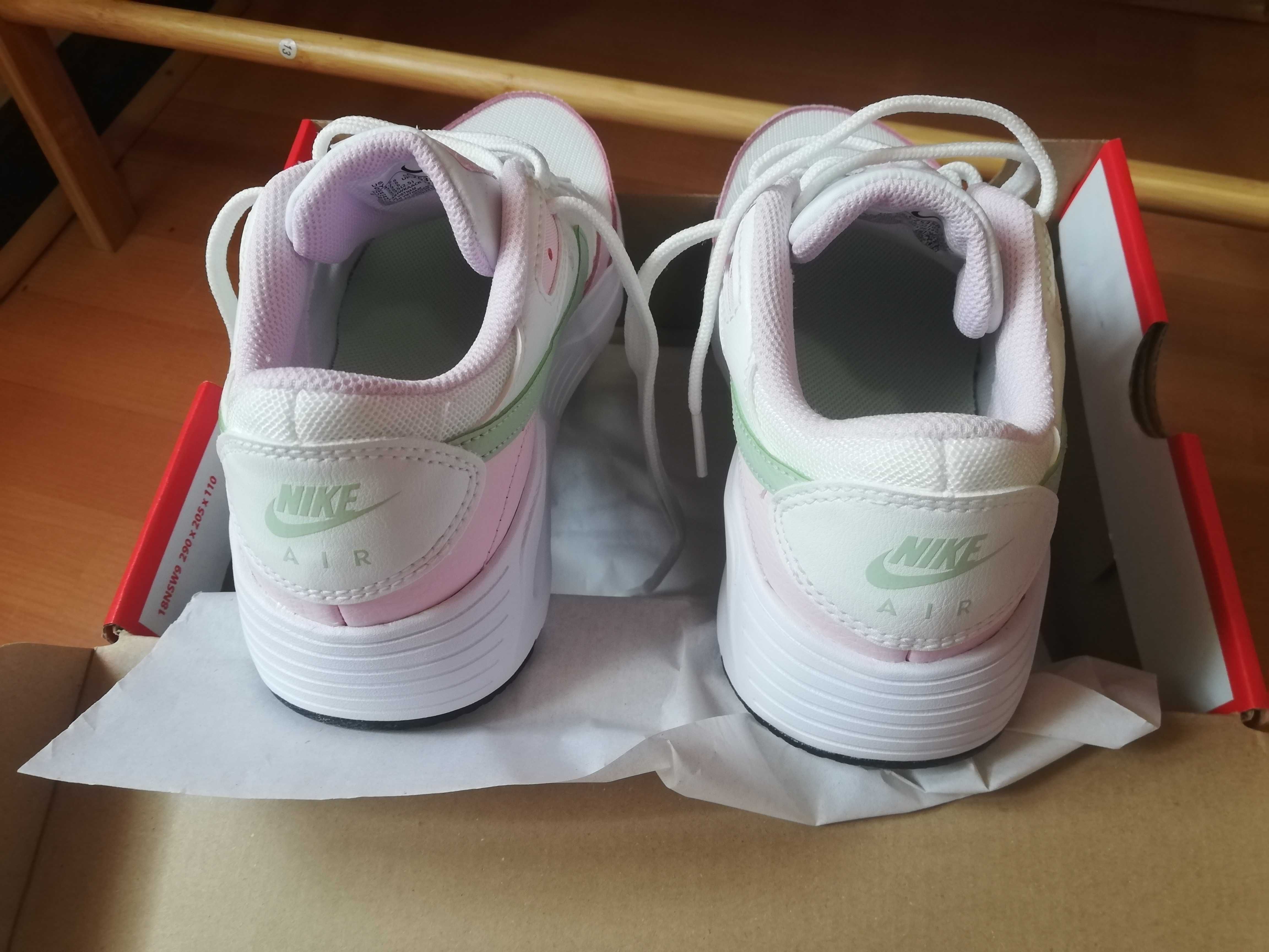 Ténis Nike Air Max SC Rosa e Verde