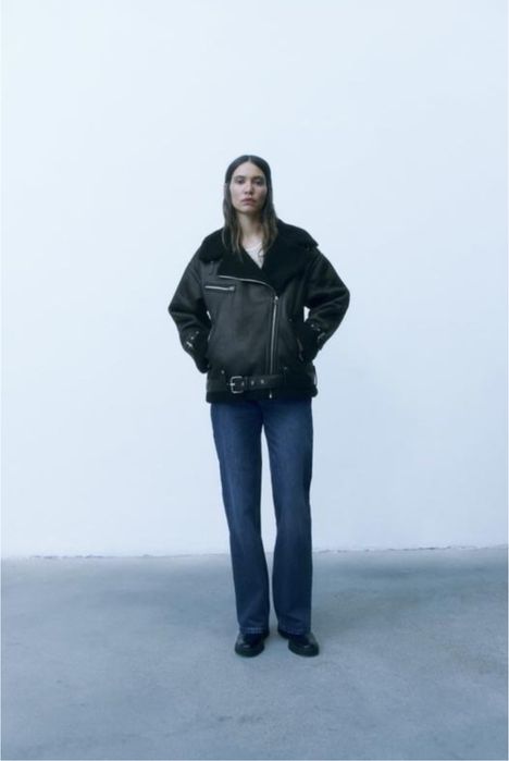 Куртка дублянка zara р l куртка авіатор зара косуха размер л