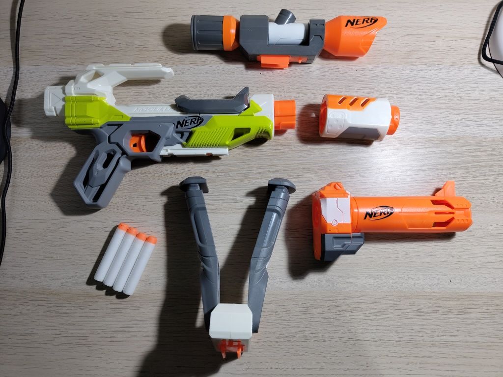 NERF MODULUS IONFIRE + 4 balas + 4 mods