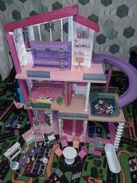 Domek dla barbie + akcesoria  dreamhouse