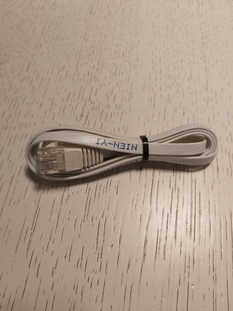 Nowy kabel sieciowy taśma 0.9 m