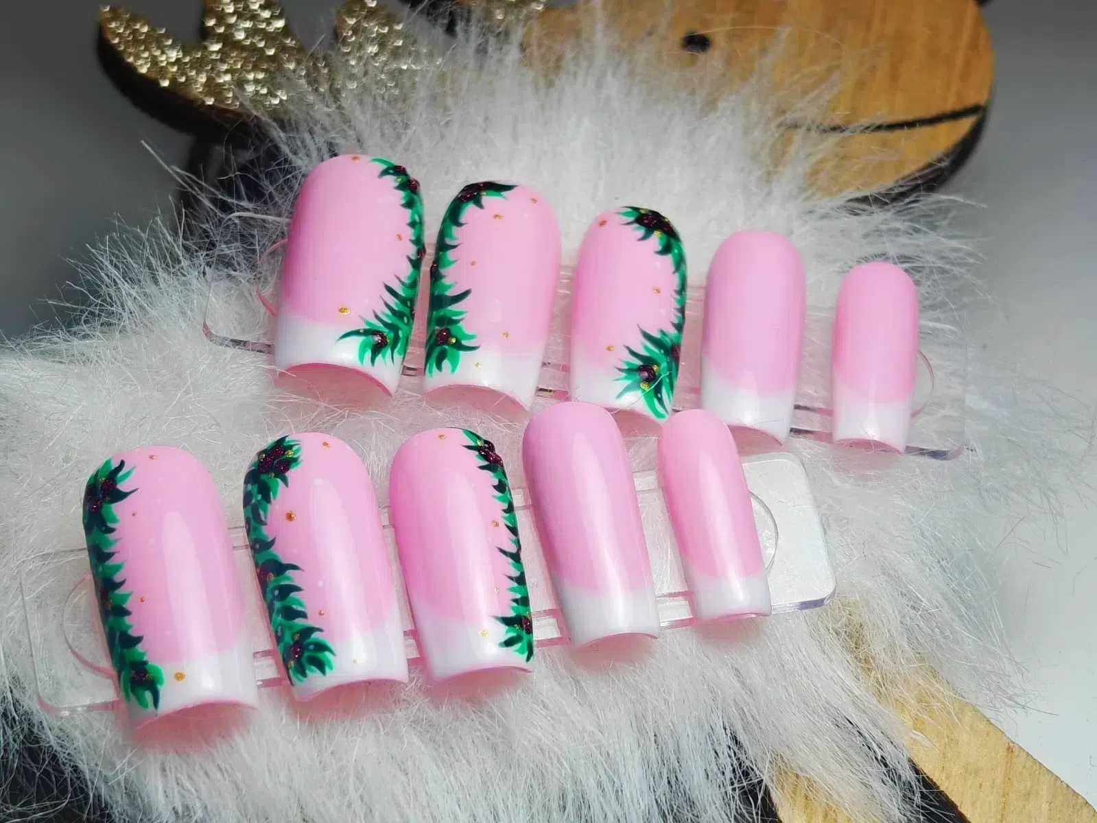 Press on Nails - Ręcznie malowane, spersonalizowane tipsy