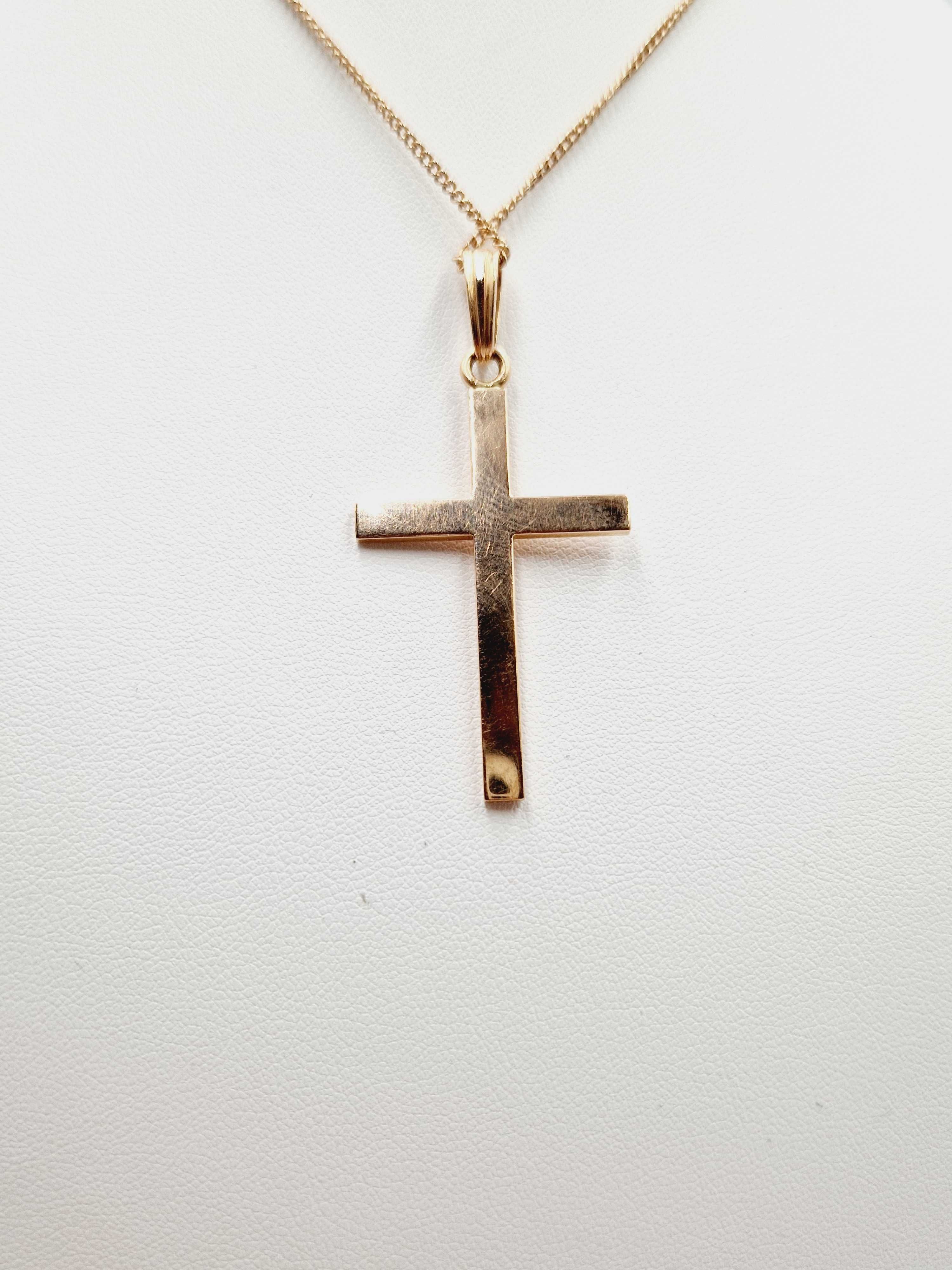 Złota zawieszka Krzyż Krzyżyk 5,45 g PR.585 14K