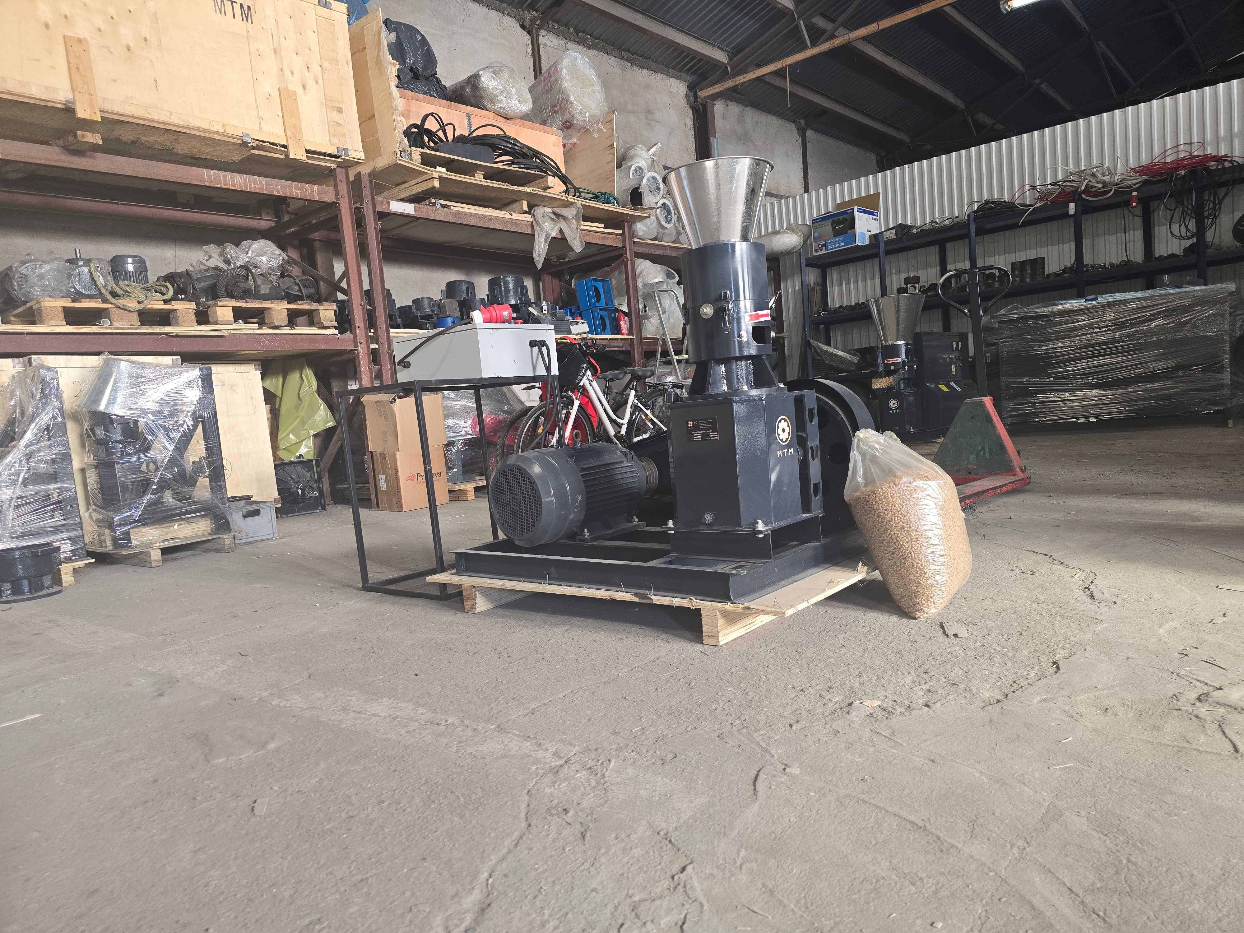 Peleciarka 7.5 kW, rolki Ruchome, wolnoobrotowa