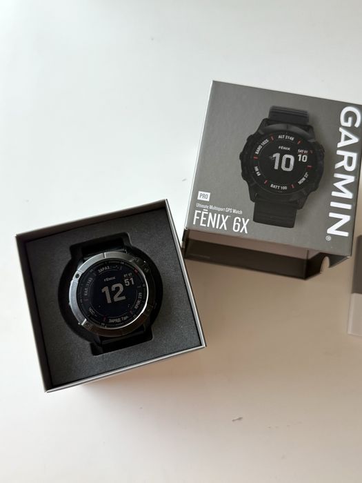 Годинник Garmin Fenix 6X Pro повний комплект, як новий