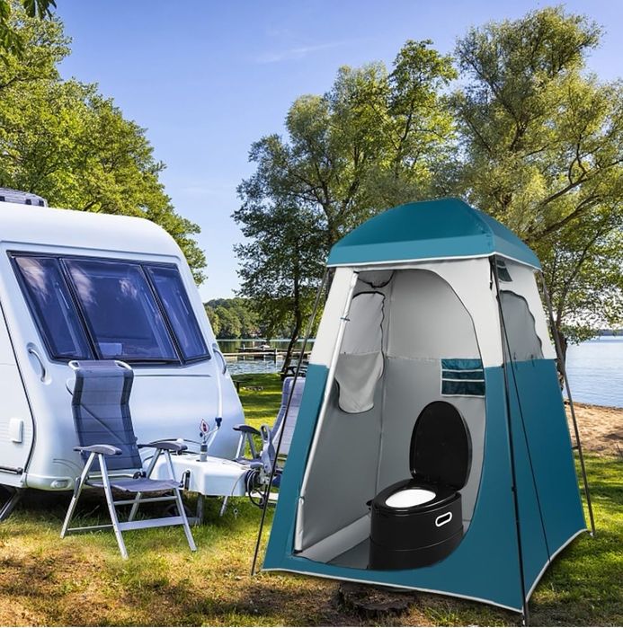 Toaleta turystyczna przenośna 15L – camping, działka, kamper