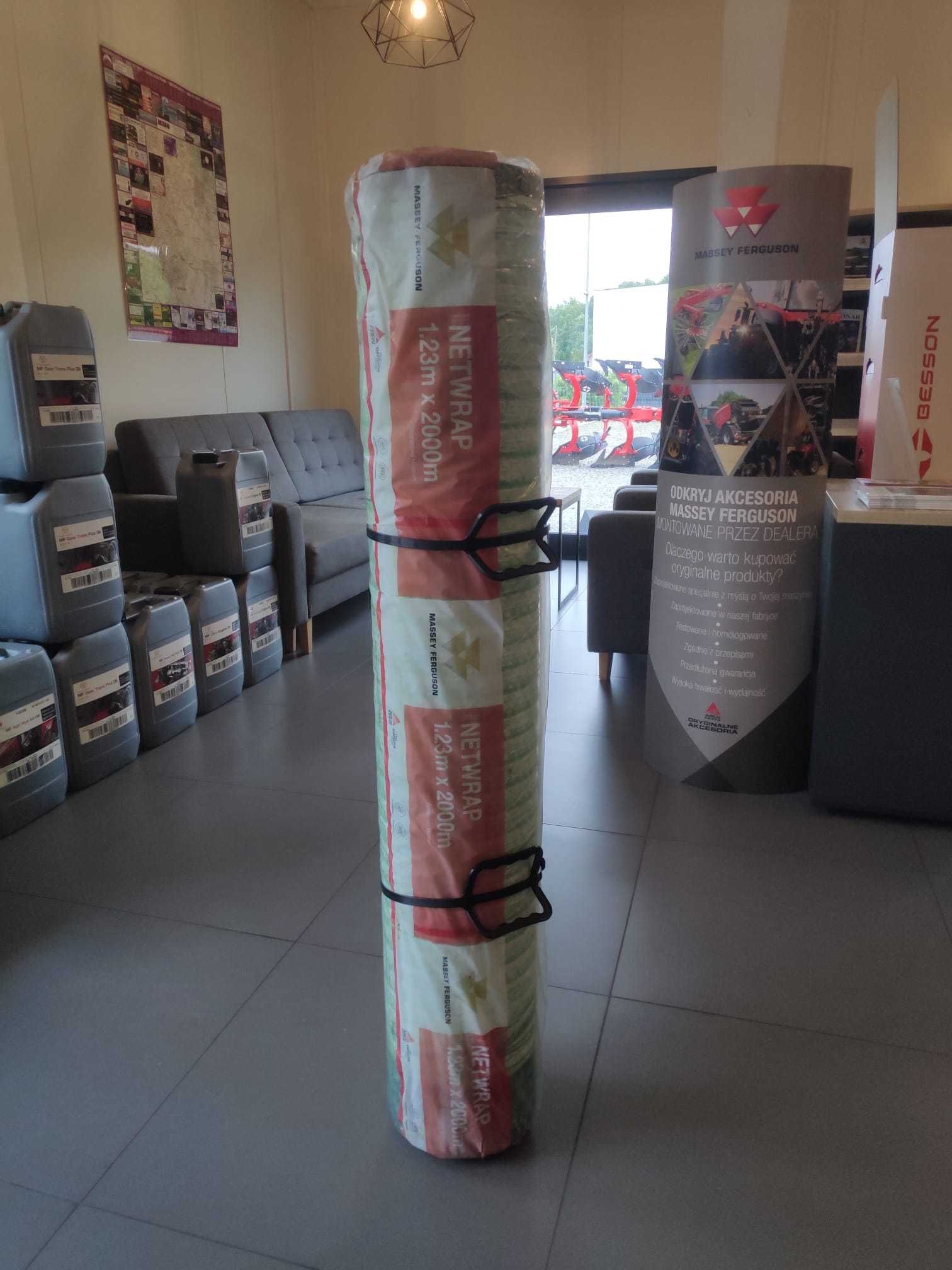 Siatka rolnicza Massey Ferguson Netwrap 1,23m x 2000m Standard