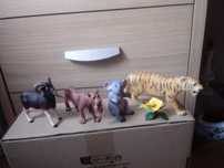 5 figurek tygrys, lwica, koala, muflon, koliber - stan dobry