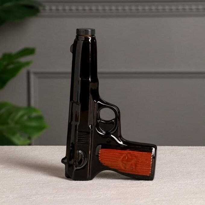 Набор для алкоголя пистолет Макарова с рюмками, замечательный подарок